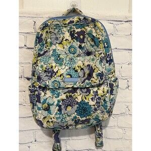 Vera Bradley Women's Quilted Blueberry Blooms Mini Backpack